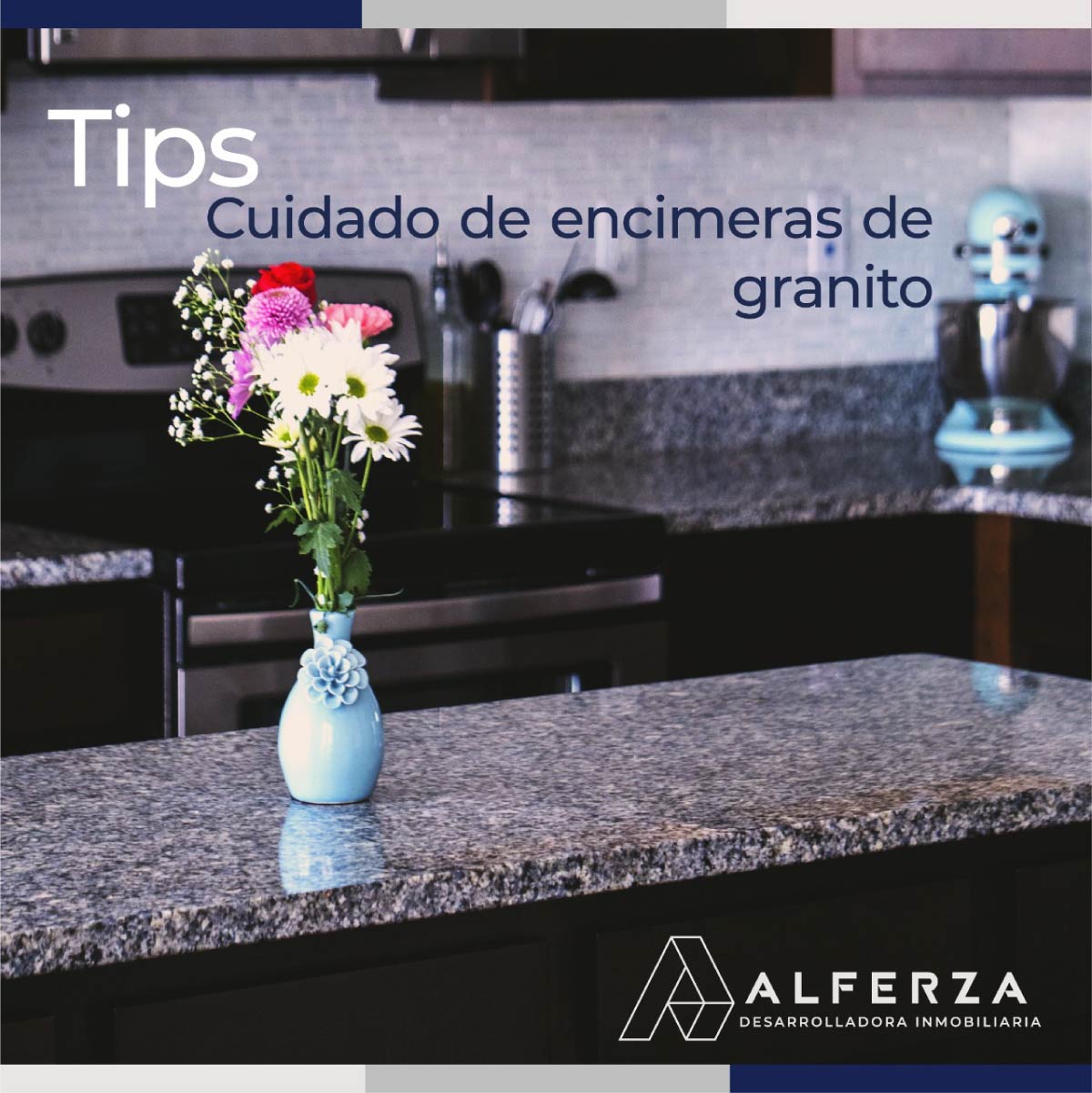 ¿Cómo Cuidar las Encimeras de Granito de tu Cocina y Baño?